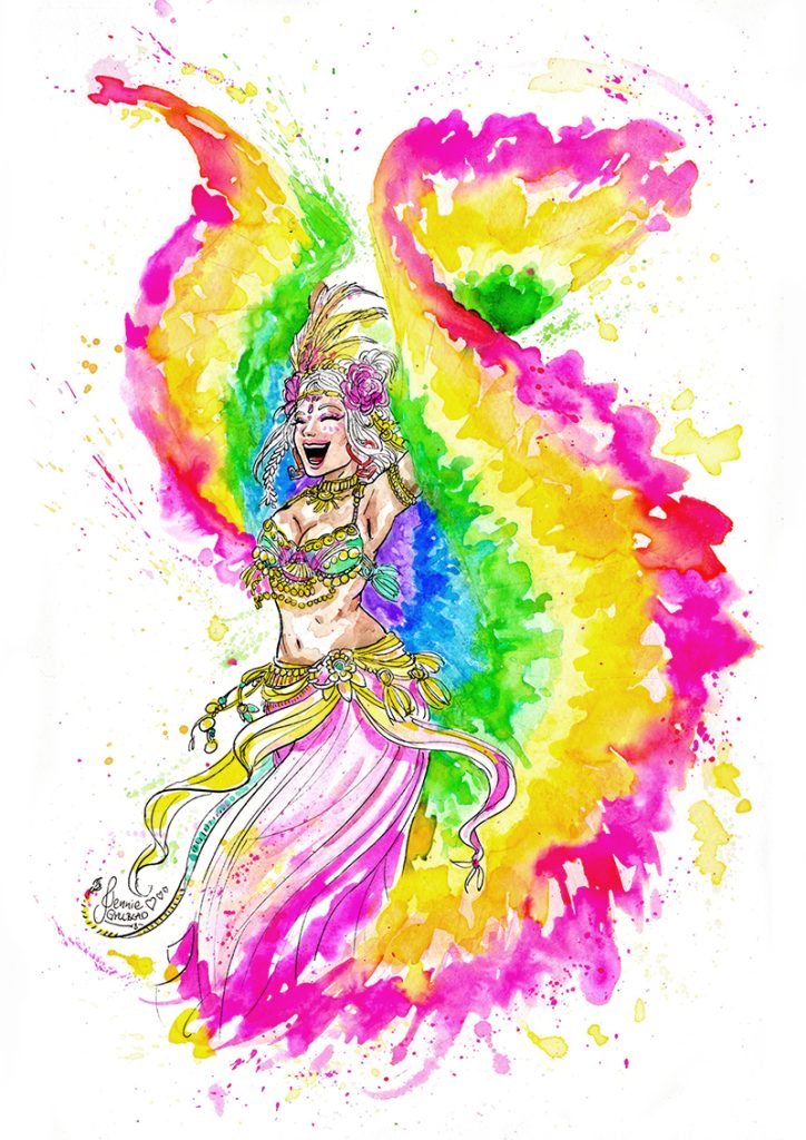 Pride Belly Dancer [A4 size]