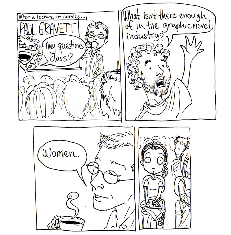 From the Archive [2010-2018] – Uni guest lecturer: Paul Gravett