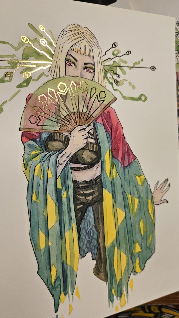 Golden Fan [A5 size, Foiled]