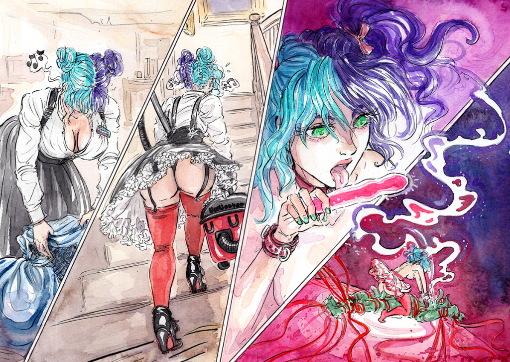 Jenitales: Artemisia PRIMAL page 1-2 [Original Double Page Spread]