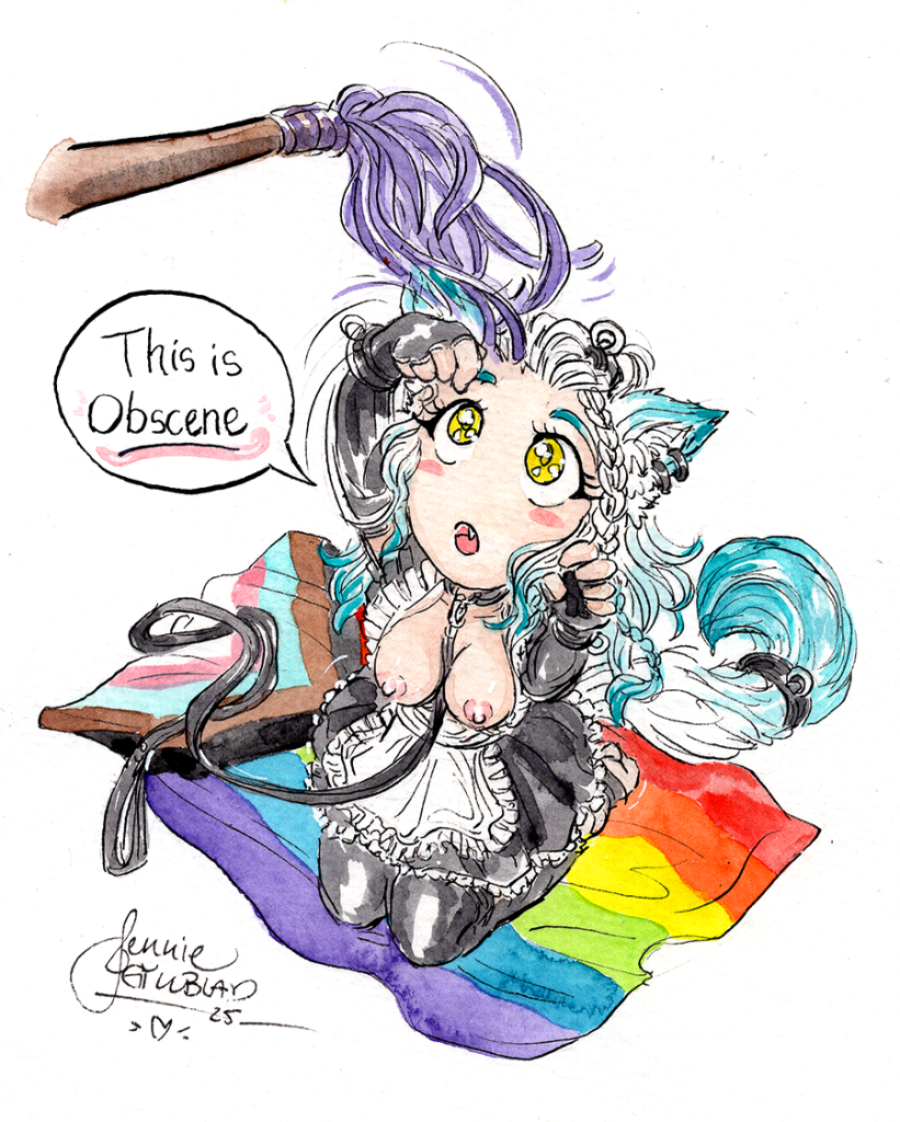 This is Obscene - nya [Original Art]