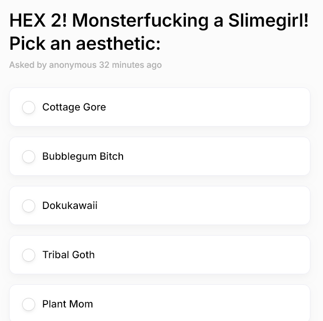 Hex 2 poll! Have your say on spice!