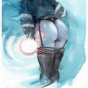 Butt Ink Study [Original Art]