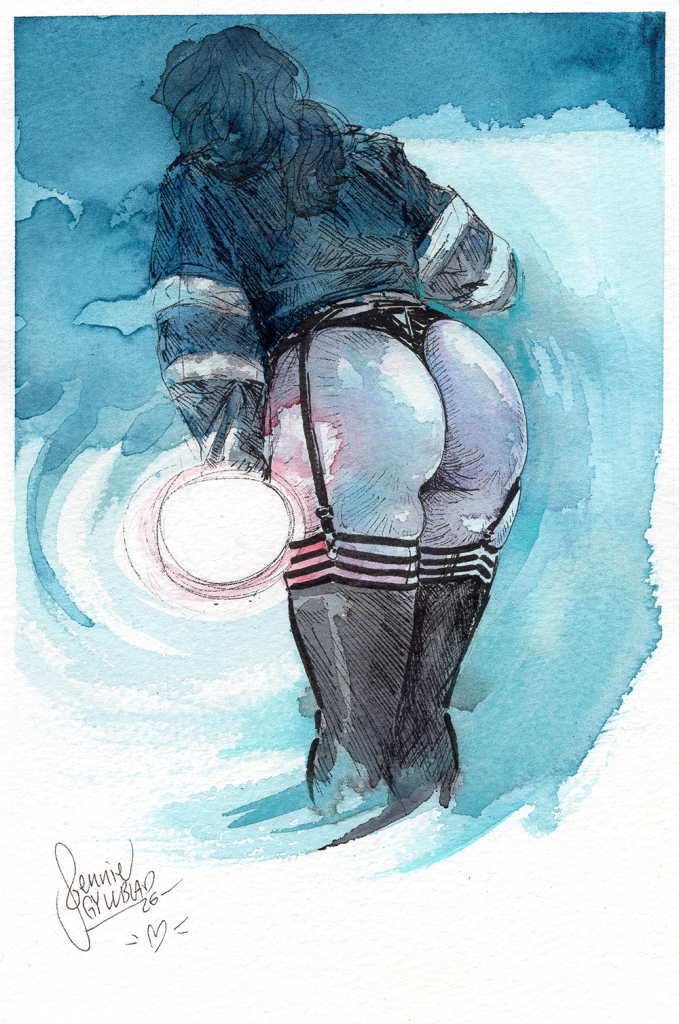 Butt Ink Study [Original Art]