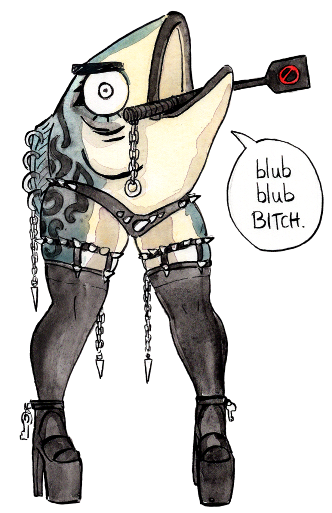 Top Leg Trout [Sticker]