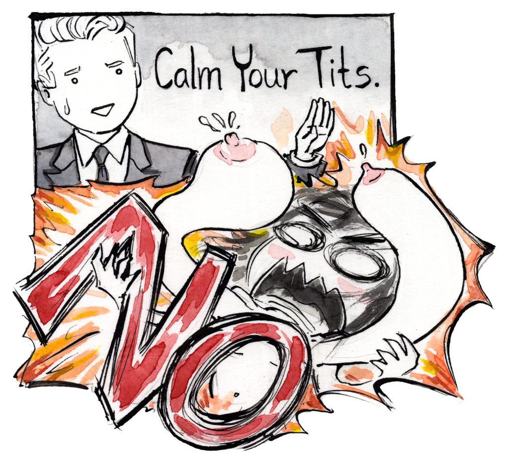 Calm Your Tits [Sticker]