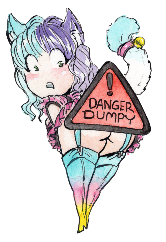 Catgirl Danger Dumpy [Sticker]