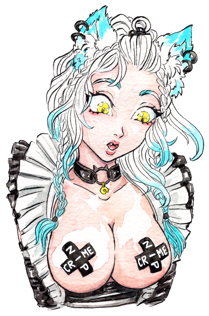 Kitty Nip-Crime [Sticker]
