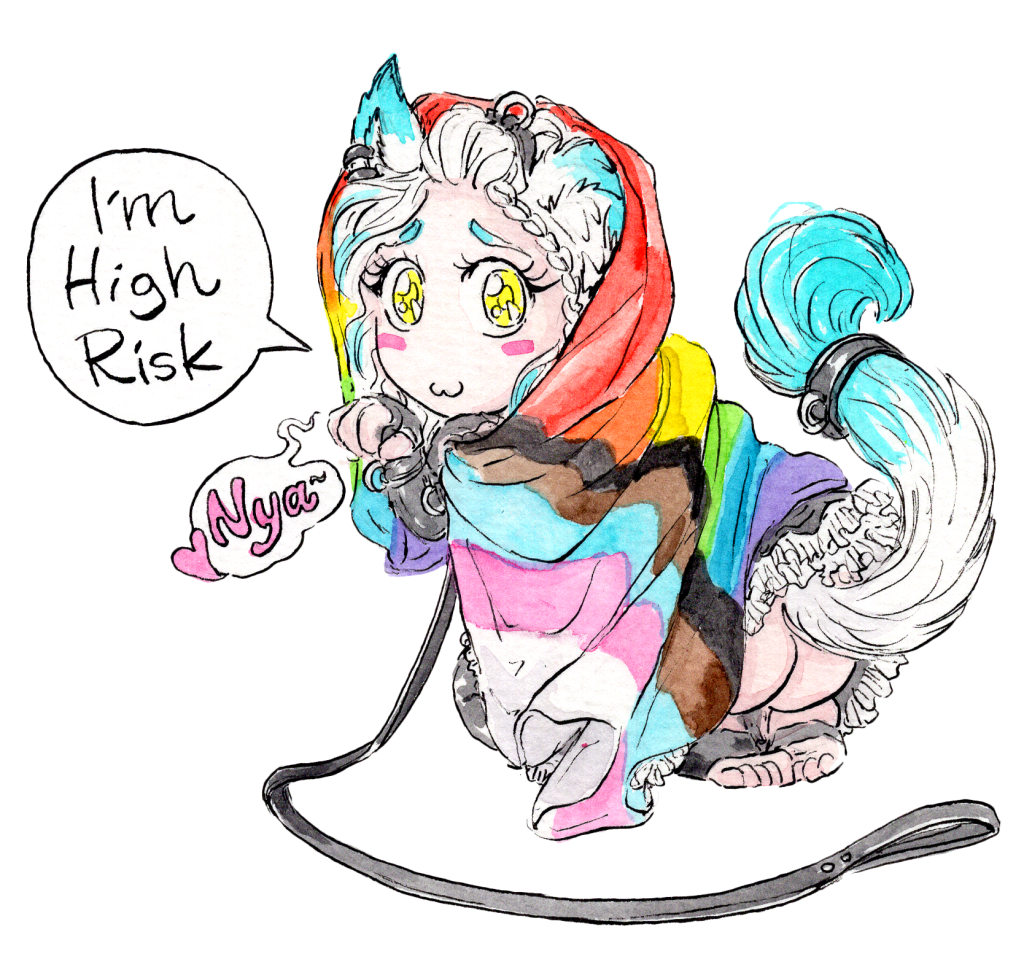 High Risk Kitty [Sticker]