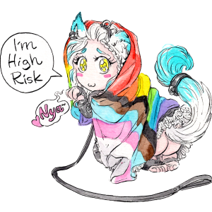 High Risk Kitty [Sticker]