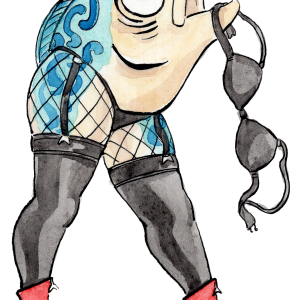 Strip Leg Trout [Sticker]