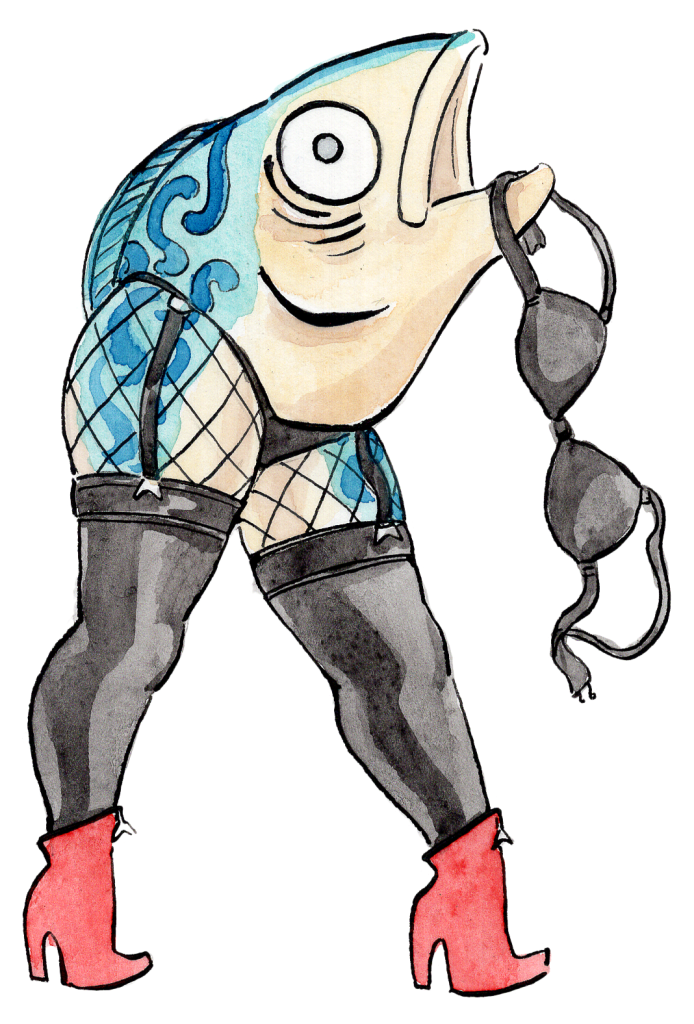 Strip Leg Trout [Sticker]