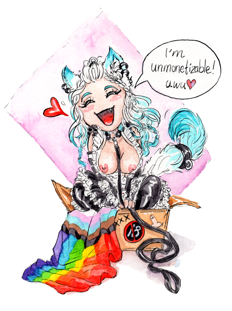Unmonetizable Kitty [Sticker]