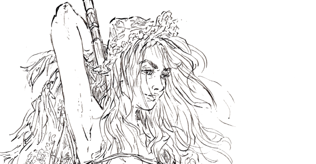 Tornedalskvinnan [high-res ink scan]